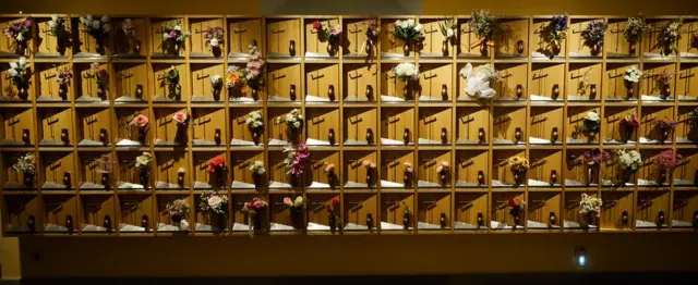 स्पेन के एक कोलंबेरियम की तस्वीर