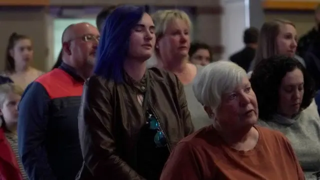 Ceremonia de recuerdo de las víctimas de Columbine en Littleton, Colorado, e 18 de abril de 2019