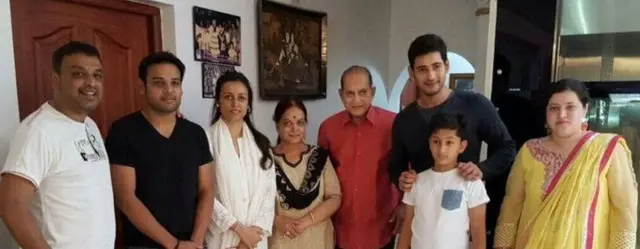 విజయ నిర్మల, కృష్ణ కుటుంబం