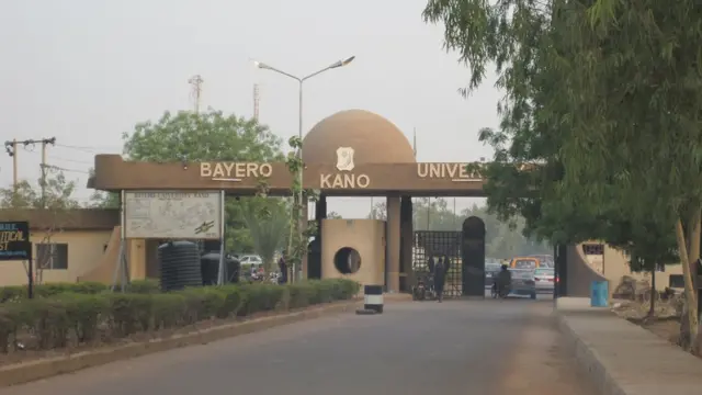 Main gate Abdullahi Bayero Univeristy Kano