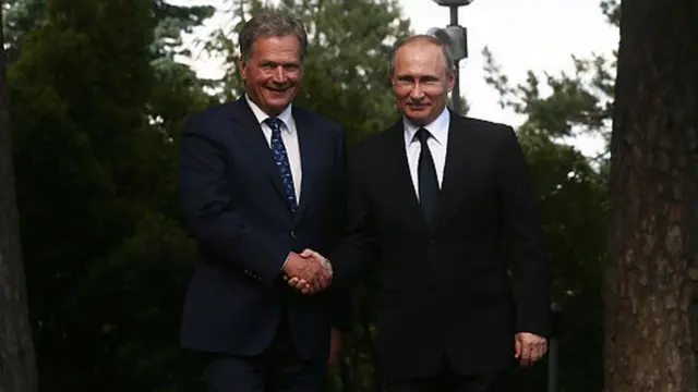 Sauli Niinisto e Vladimir Putin.