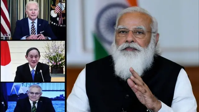 క్వాడ్ వీడియో సదస్సులో మోదీ