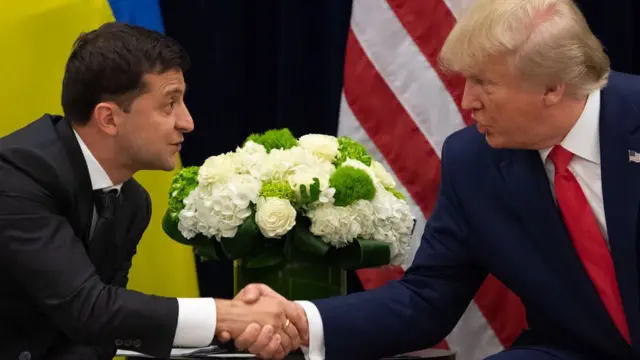 Владимир Зеленский, Дональд Трамп
