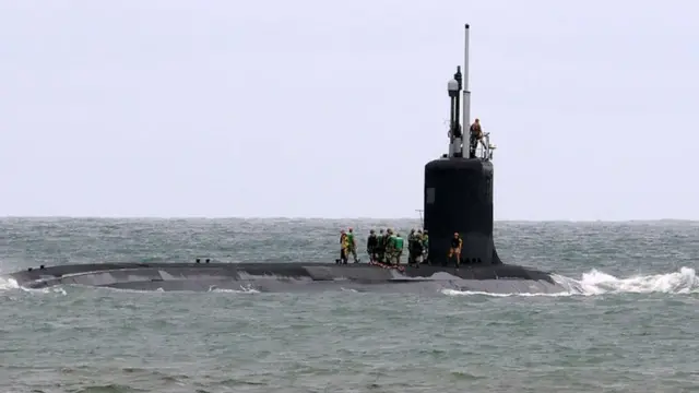 যুক্তরাষ্টের একটি পারমাণবিক সাবমেরিন ইউএ`সএস ইণ্ডিয়ানা