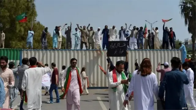 ਪਾਕਿਸਤਾਨ ਵਿੱਚ ਮੁਜ਼ਾਹਰੇ
