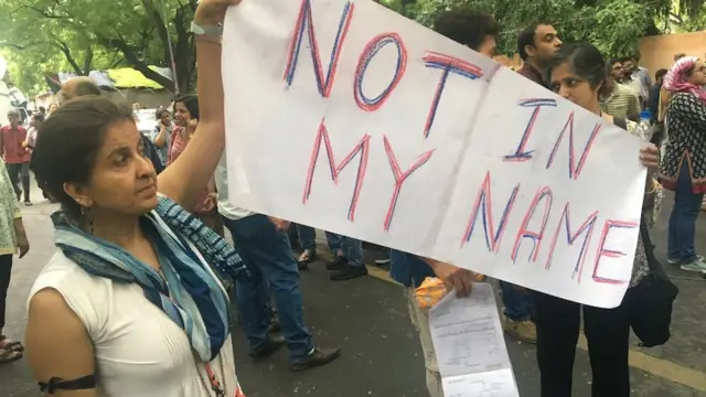 जंतर मंतर पर हुए प्रदर्शन