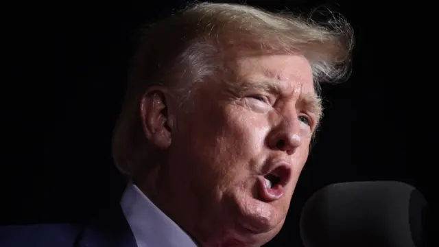 Trump at a speech