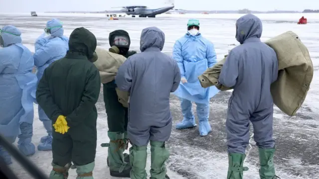 Орусияга 5-февралда Ухандан эки учак келди, Тюмень