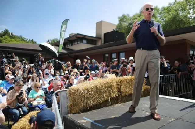 Joe Biden en Iowa