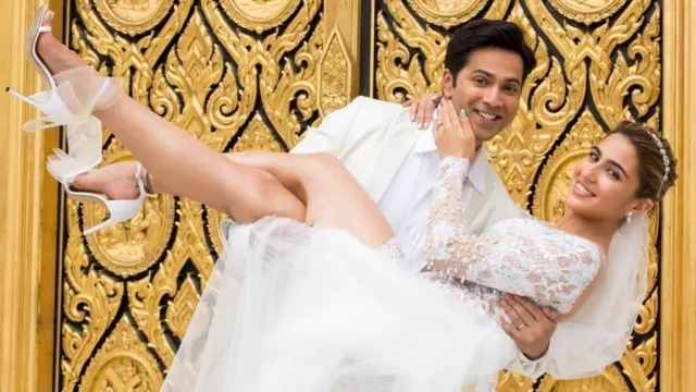 वरुण धवन और सारा अली खान.