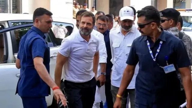 Rahul Gandhi, seen arriving at court in Gujarat, will appeal - his conviction comes amid concerns about free speech in India