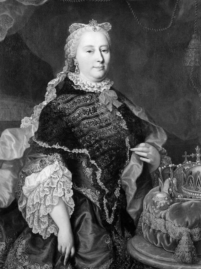 A imperatriz Maria Teresa, mãe de Maria Antonieta