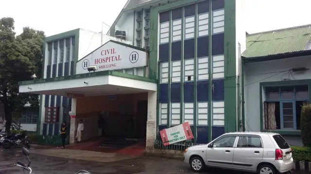 শিলংয়ের হাসপাতালে যেখানে গ্রেফাতরের পর সালাহ উদ্দিন আহমেদের চিকিৎসা হয়।