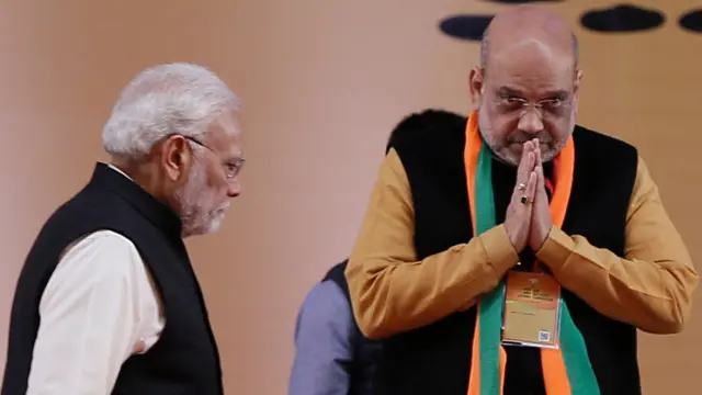 નરેન્દ્ર મોદી અને અમિત શાહ