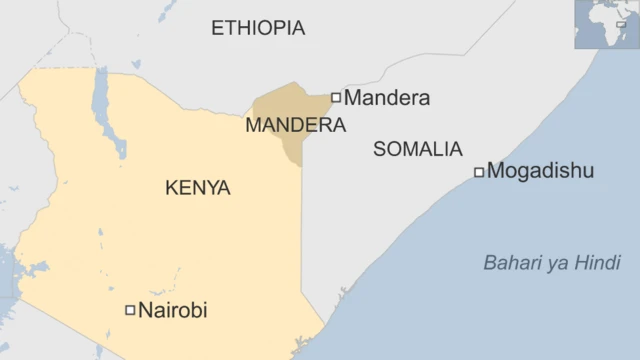 Eneo la Mandera limekuwa likishambuliwa mara kwa mara na wapiganaji wa al-Shabaab