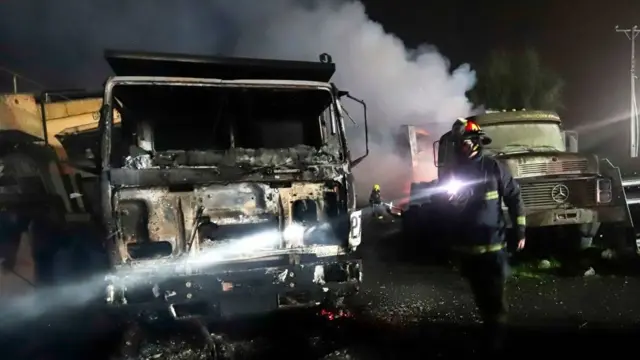 atentado incendiario