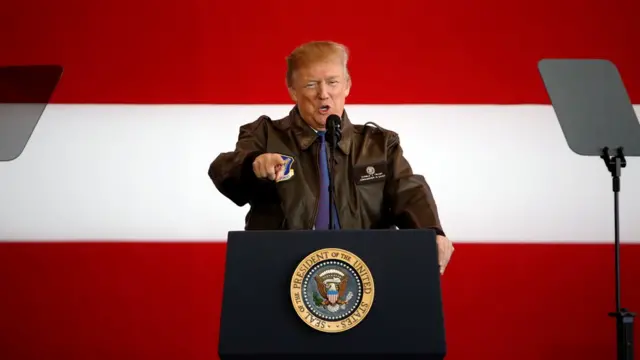 特朗普在东京福生市驻日美军横田基地向驻地士兵演讲（5/11/2017）