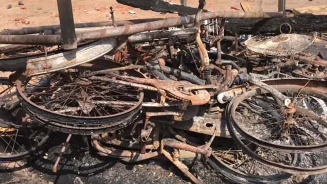 બળેલી સાઇકલ