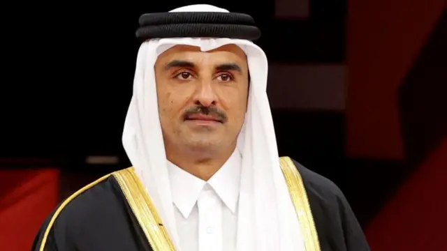 O emir Tamim bin Hamad Al Thani