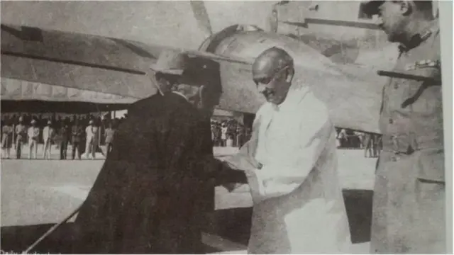 हैदराबाद के पतन के बाद सरदार पटेल और मीर उस्मान अली ख़ान