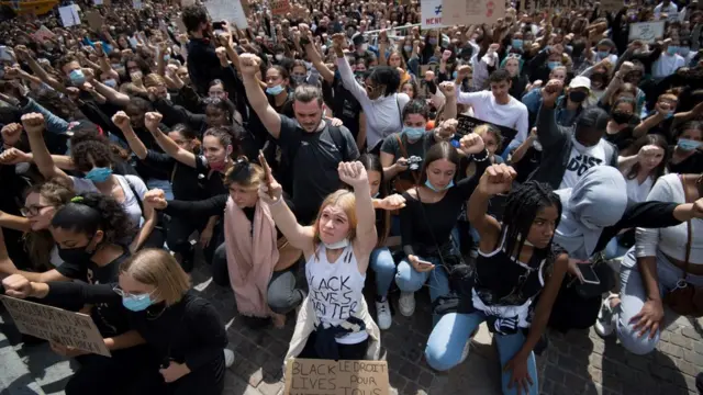 Протест в Париже