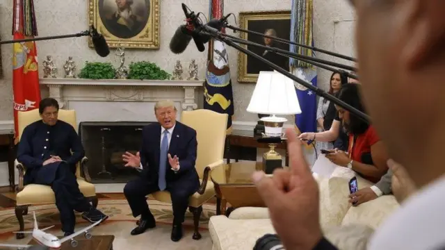 دیدار عمران خان با ترامپ