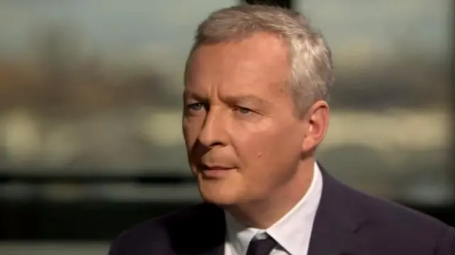 फ्रांस के वित्त मंत्री ब्रूनो लीमेय