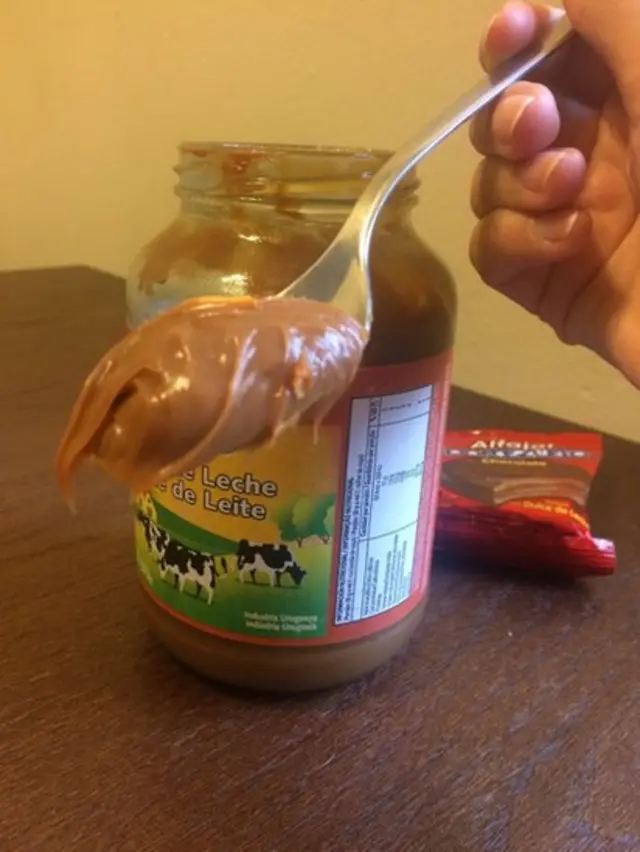 Cucharada de dulce de leche