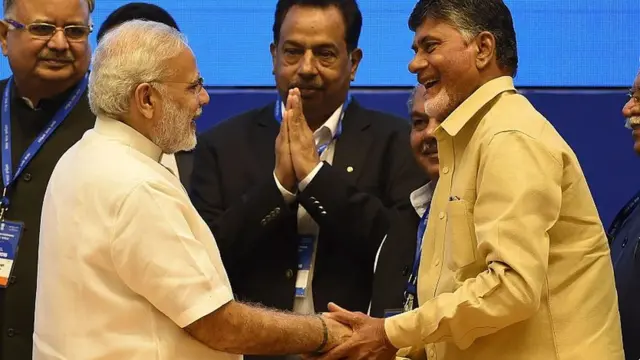 चंद्रबाबू नायडू और नरेंद्र मोदी