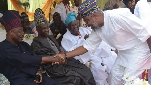 Aworan Gomina Ibikunle Amosun ati Adekunle Akinlade