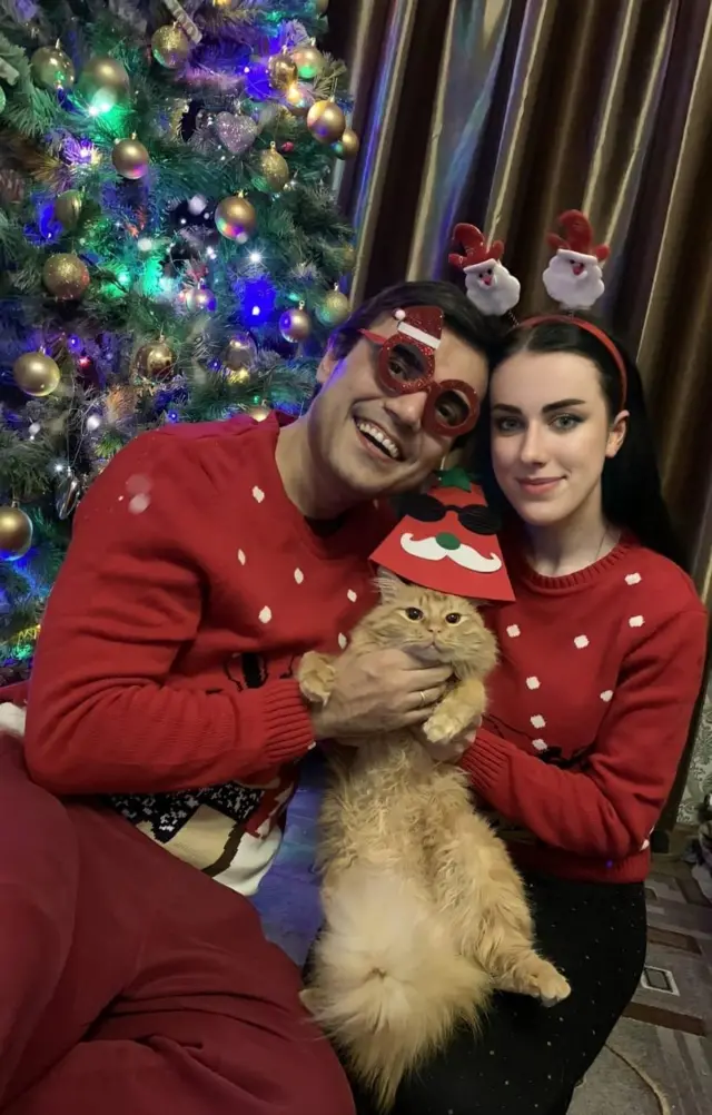 Devrim Çiner ve eşi Svetlana Litivinenko