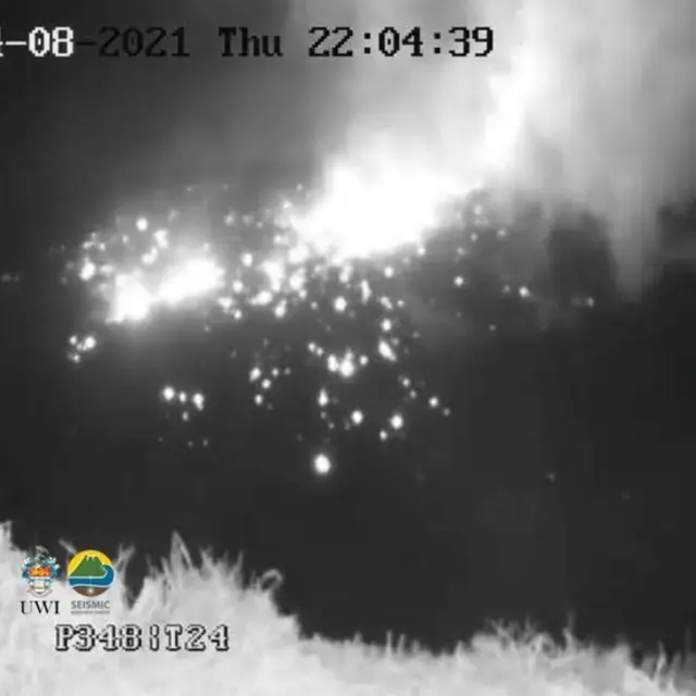La actividad volcánica del Soufriere