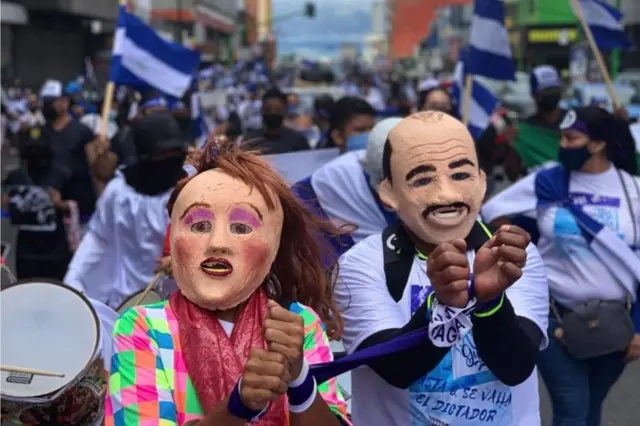 Manifestacion en Costa Rica