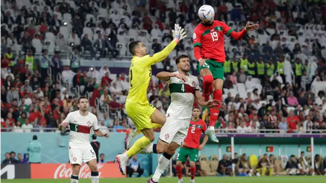 النصيري يسجل هدف المغرب أمام البرتغال