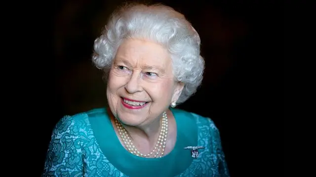 Queen Elizabeth II attends a reception in Edinburgh. July 2009