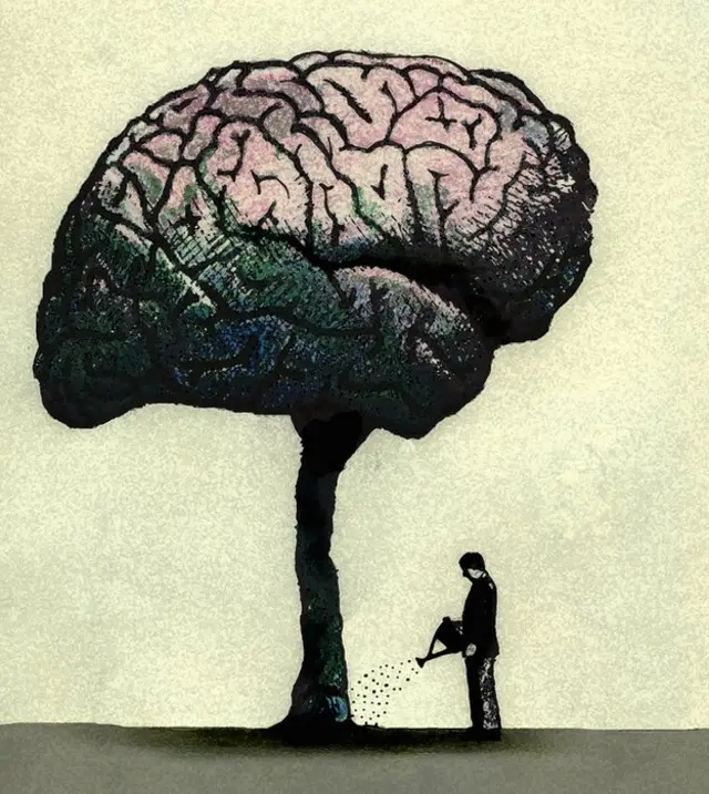 Árbol en forma de cerebro