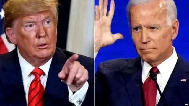 डोनल्ड ट्रंप और जो बाइडेन