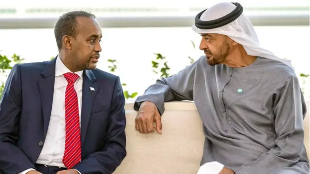 Ra'iisul Wasaare Rooble iyo Sheekh Maxamed Bin Zayed