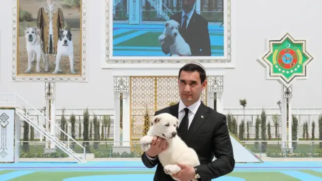 Turkmenistan's Deputy Prime Minister Serdar Berdymukhamedov is pictured during celebrations for a national holiday