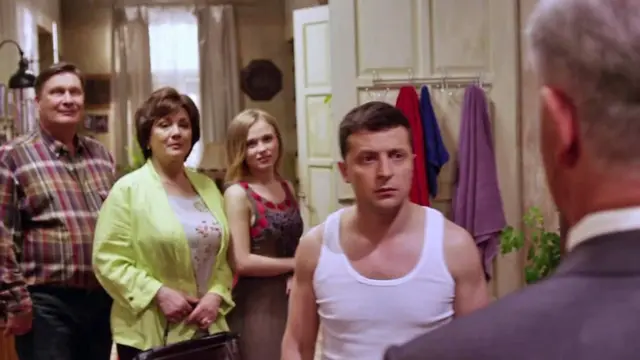 Fotograma de la serie ucraniana "Servidor del Pueblo"