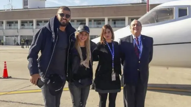 Beki wa barceloba Gerreard Pique na mkewe Shakira