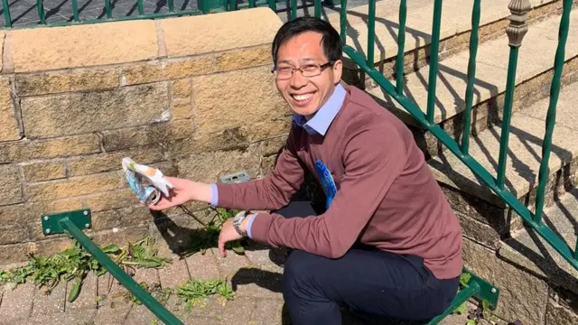 티모시 조 씨는 하원의원 보좌관으로 일하며 처음 정계에 입문했다