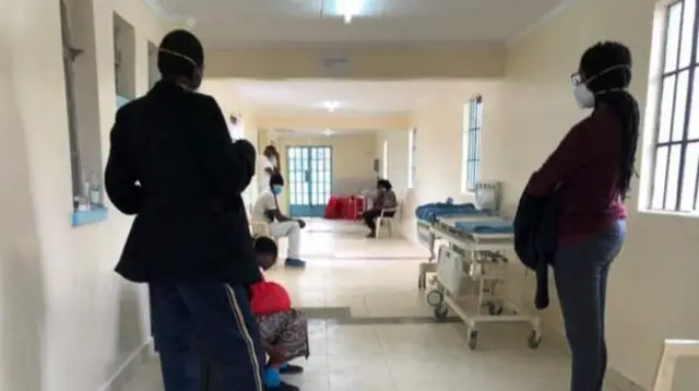 Un centre de quarantaine du coronavirus au Kenya.