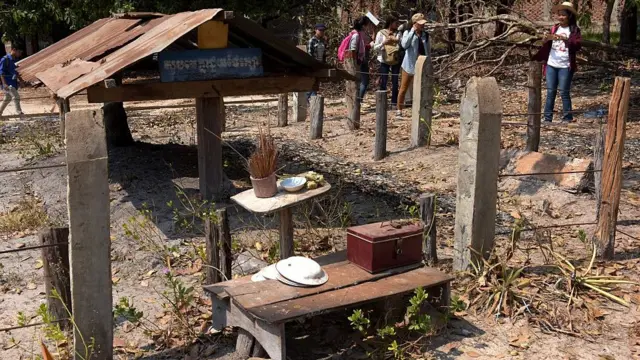 Pol Pot's grave