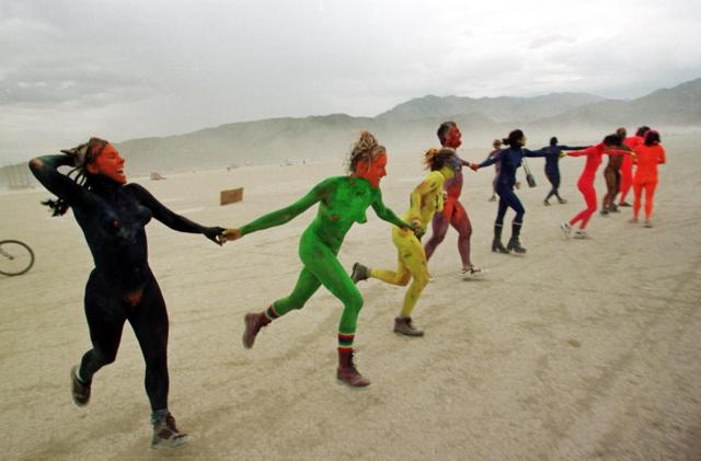 Фестиваль Burning Man, 1998 год.