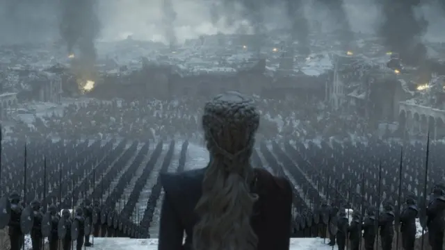 Daenerys Targaryen en el capítulo 6 de la temporada 8 de Game of Thrones.