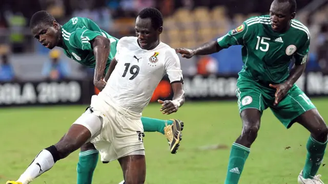 Black Stars nke Ghana na Super Eagle nke Nigeria