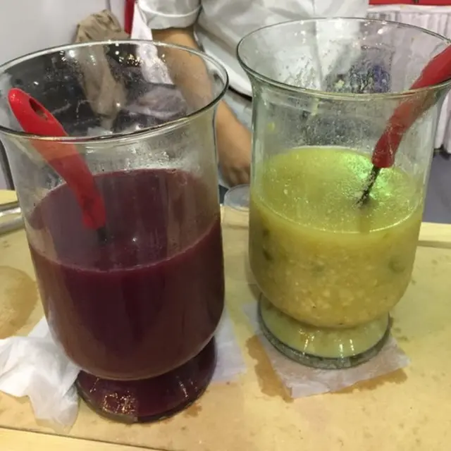 Jugo de uva y lulada