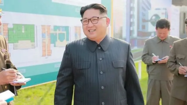 किम जोंग उन.