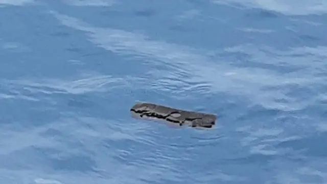 Restos encontrados en el mar, posiblemente del avión C-130 Hércules de Chile desaparecido.